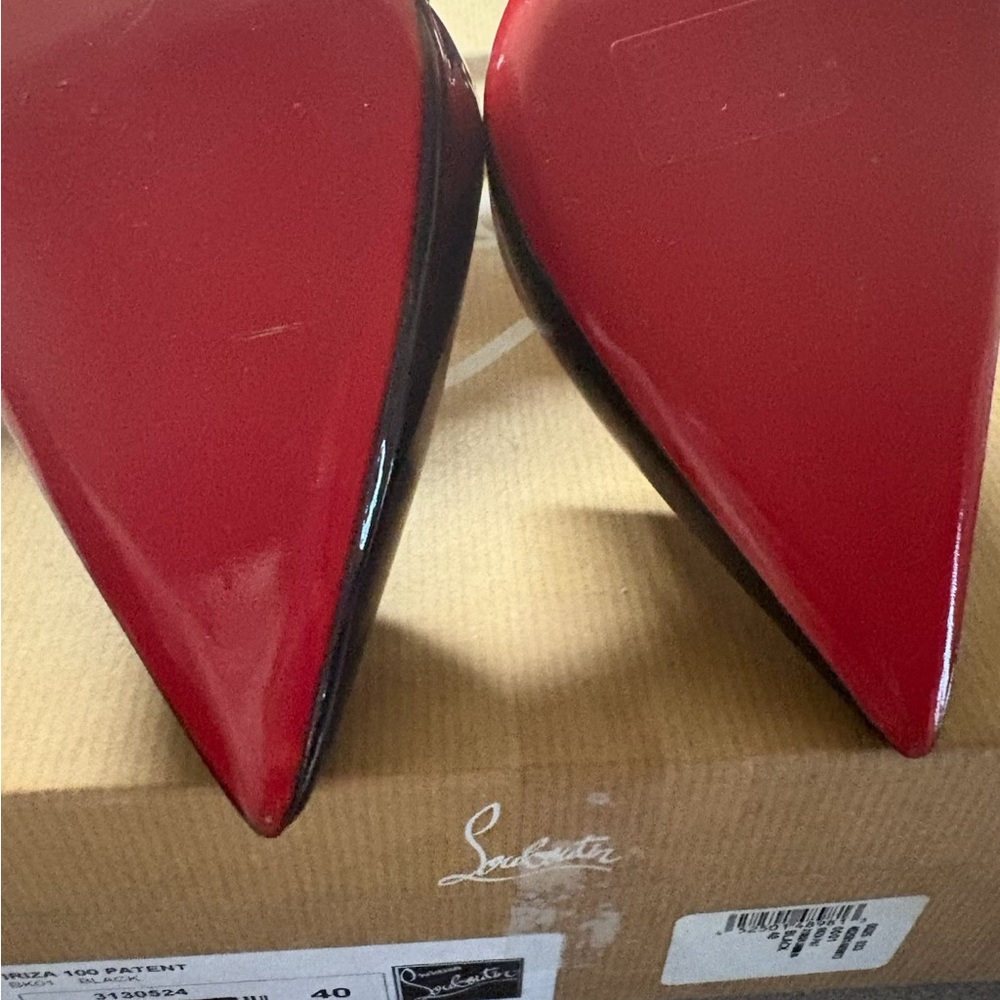 Christian Louboutin Red Patent Leather Heels